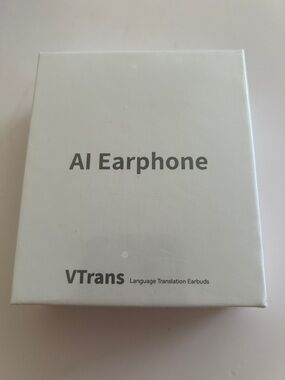NWT V Trans AI Language Translation Earbuds - 150+ Languages - Bluetooth 5.4